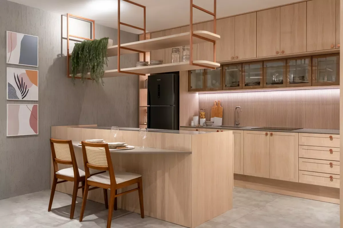 Projeto de Cozinhas planejado pela Autêntica Italínea